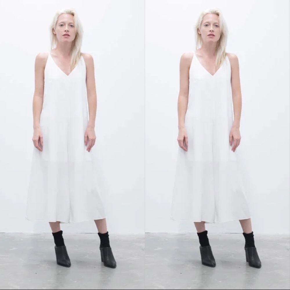 OAK + FORT White Jumpsuit